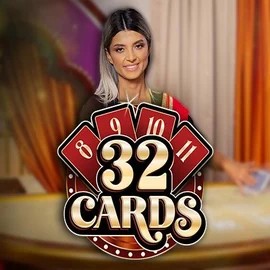 Official Live Casino logo: 32 Cards by Ezugi at Yep Casino