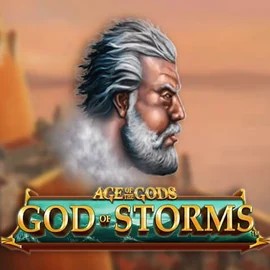 Age Of The Gods: God of Storms logo – Slots by Playtech at Yep Casino