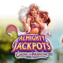 Almighty Jackpots: Garden of Persephone online game logo by Novomatic on ultimecerrad.pl