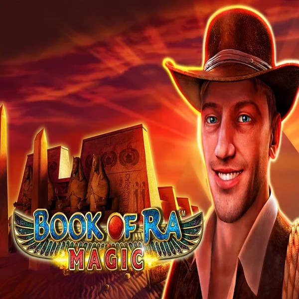 Book of Ra Magic online game logo by Greentube on ultimecerrad.pl