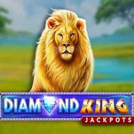 Jackpots logo of Diamond King Jackpots from SpinPlay Games at Yep Casino
