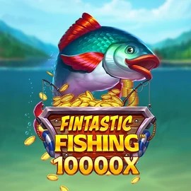 Fintastic Fishing slot logo by Foxium at Yep Casino