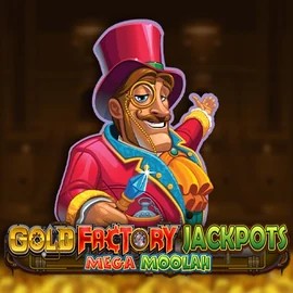 Jackpots logo of Gold Factory Jackpots Mega Moolah from Aurum Signature Studios at Yep Casino