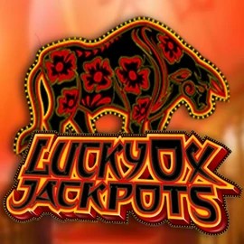 Lucky Ox Jackpots slot logo by Rival at Yep Casino