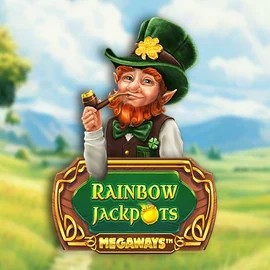Rainbow Jackpots Megaways logo by Red Tiger Gaming at Yep Casino
