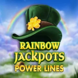 Rainbow Jackpots Power Lines slot icon by Red Tiger Gaming, available at Yep Casino