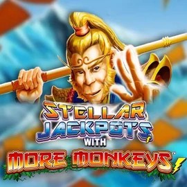 Jackpots logo of Stellar Jackpots with More Monkeys from Lightning Box Game at Yep Casino