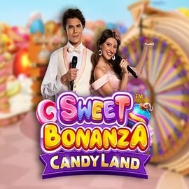 Sweet Bonanza Candy Land Live slot visual from Pragmatic Play available on ultimecerrad.pl